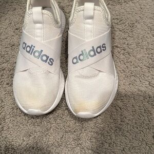 Adidas Kids White Slip-On Sneakers